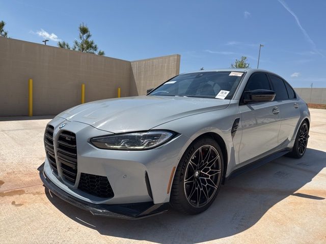 Gray Metallic 2024 BMW M3 Competition RWD Sedan Rear-Wheel Drive 8-Speed Automatic