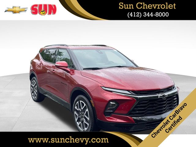 Radiant Red Tintcoat 2025 Chevrolet Blazer SUV / Crossover All-Wheel Drive 9-Speed Automatic Overdrive