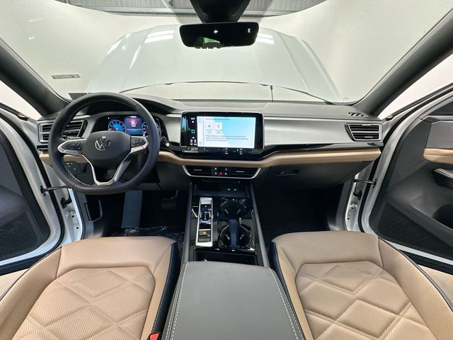 2026 Volkswagen Atlas Cross Sport 2.0T SE w/Technology White/off-white at Sutliff Volkswagen