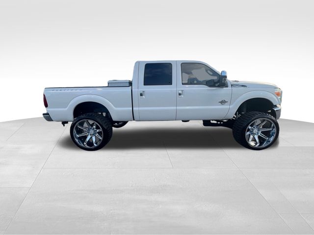 2014 White Platinum Clearcoat Metallic Ford F-250SD Platinum 4X4 Truck