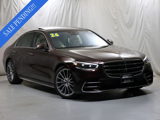 MANUFAKTUR Rubellite Red 2026 Mercedes-Benz S-Class Sedan All-Wheel Drive 9-Speed Automatic