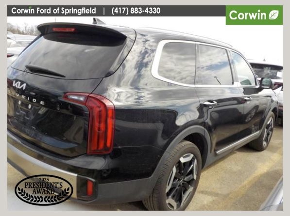 Ebony Black 2025 Kia Telluride S FWD SUV / Crossover Front-Wheel Drive 8-Speed Automatic