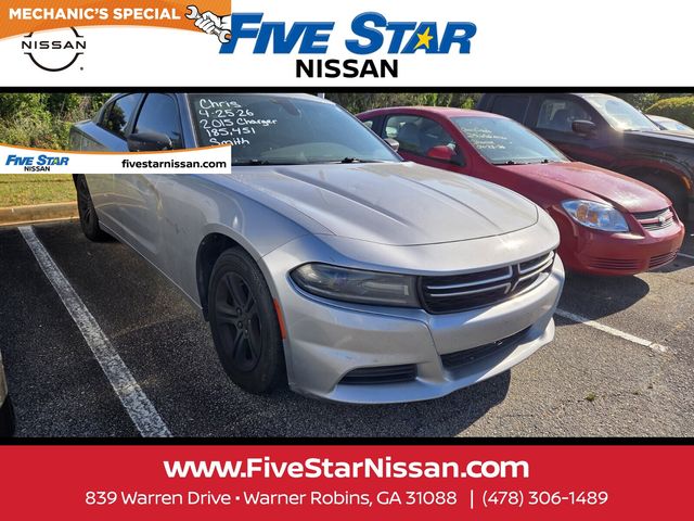 Gray 2015 Dodge Charger SE RWD Sedan Rear-Wheel Drive 8-Speed Automatic