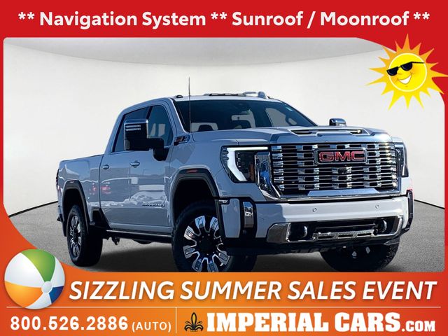 Summit White 2024 GMC Sierra 2500HD Pickup Truck Four-Wheel Drive Automatic