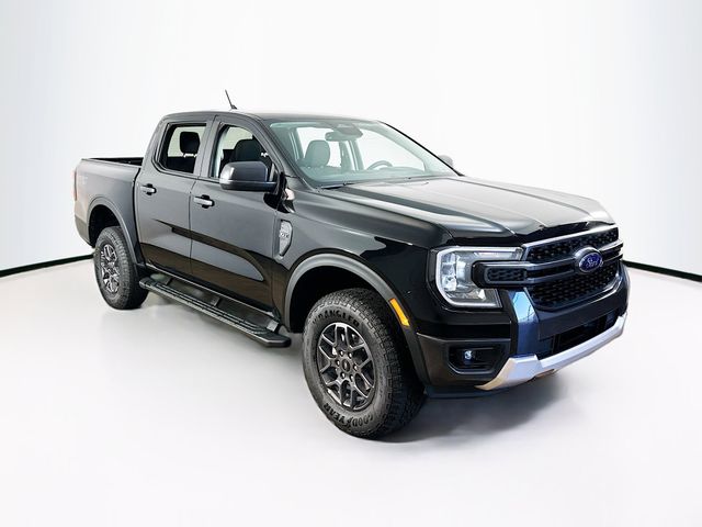 Shadow Black 2026 Ford Ranger XLT SuperCrew 4WD Pickup Truck Four-Wheel Drive Automatic