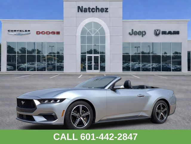 Silver Metallic 2024 Ford Mustang EcoBoost Premium Convertible RWD Convertible Rear-Wheel Drive Automatic