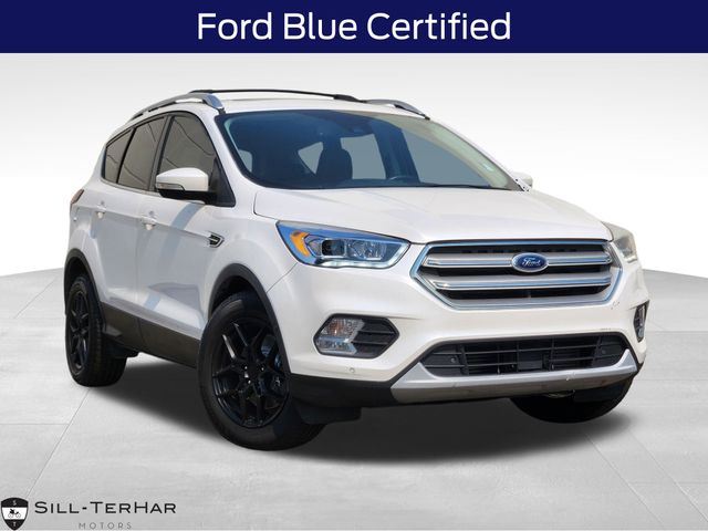 White Platinum Clearcoat Metallic 2019 Ford Escape SUV / Crossover All-Wheel Drive 6-Speed Automatic