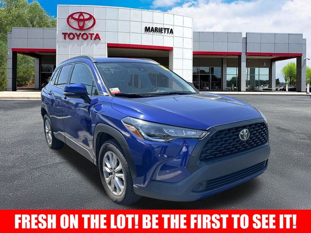Blue Crush Metallic 2022 Toyota Corolla Cross LE FWD SUV / Crossover Front-Wheel Drive Continuously Variable Transmission