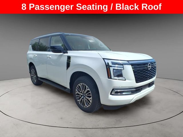 Aspen White/Super Black 2026 Nissan Armada SUV / Crossover Four-Wheel Drive 9-Speed Automatic