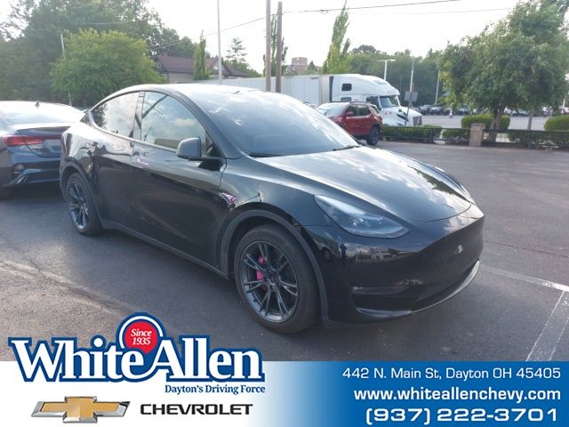 Solid Black 2024 Tesla Model Y Long Range AWD SUV / Crossover All-Wheel Drive 1-Speed Automatic