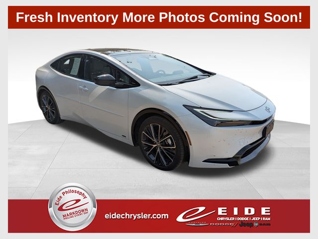 White (Wind Chill Pearl) 2025 Toyota Prius Hatchback All-Wheel Drive Continuously Variable Transmission
