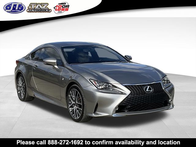 Silver 2015 Lexus RC 350 RWD Coupe Rear-Wheel Drive 8-Speed Automatic
