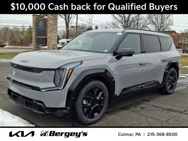 Wolf Gray 2026 Kia EV9 Land AWD SUV / Crossover All-Wheel Drive 1-Speed Automatic