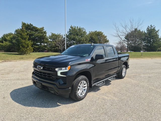 Black 2022 Chevrolet Silverado 1500 Pickup Truck Four-Wheel Drive Automatic