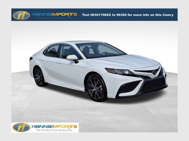 White 2022 Toyota Camry SE FWD Sedan Front-Wheel Drive 8-Speed Automatic