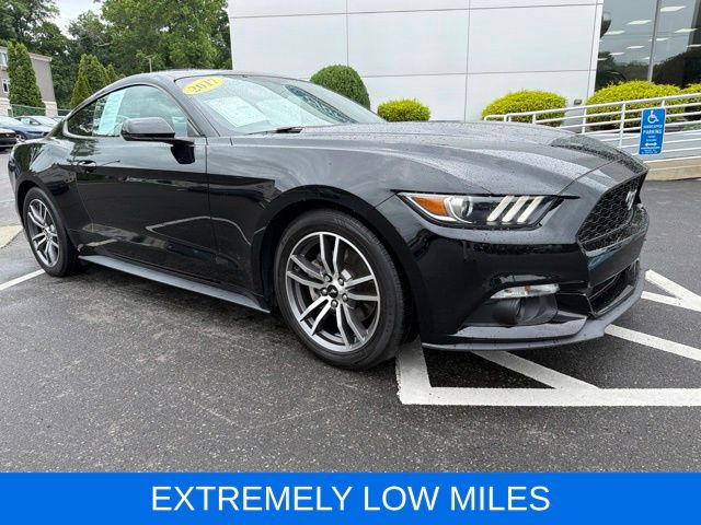 Black 2017 Ford Mustang Coupe Rear-Wheel Drive 6-Speed Automatic