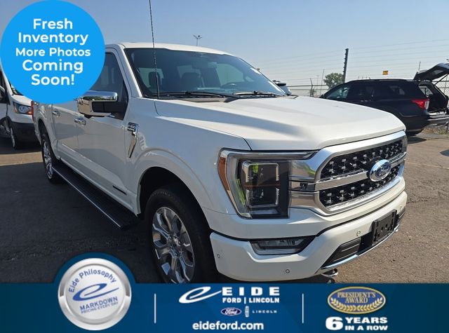 Star White Metallic Tri-Coat 2023 Ford F-150 Pickup Truck Four-Wheel Drive Automatic
