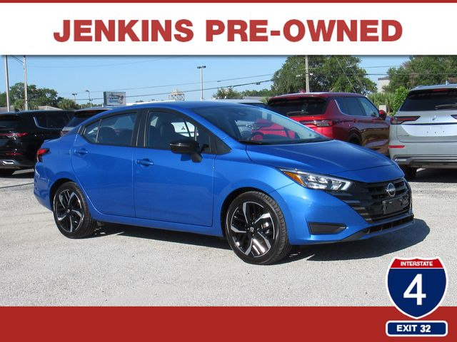 Electric Blue Metallic 2024 Nissan Versa Sedan Front-Wheel Drive Continuously Variable Transmission