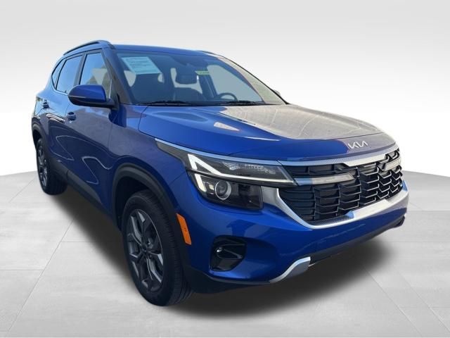 Neptune Blue 2024 Kia Seltos S AWD SUV / Crossover All-Wheel Drive Continuously Variable Transmission