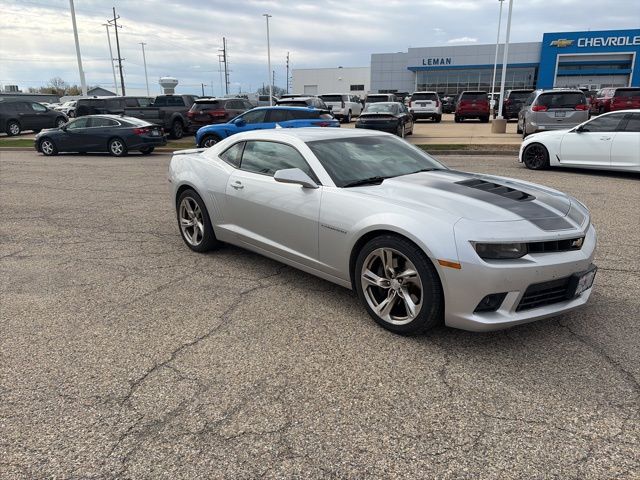 Silver Ice Metallic 2015 Chevrolet Camaro 1SS Coupe RWD Coupe Rear-Wheel Drive 6-Speed Manual