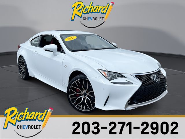 White 2017 Lexus RC Coupe All-Wheel Drive 6-Speed Automatic