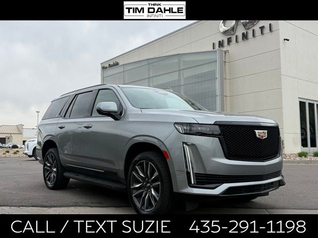 Argent Silver Metallic 2023 Cadillac Escalade Sport 4WD SUV / Crossover Four-Wheel Drive Automatic