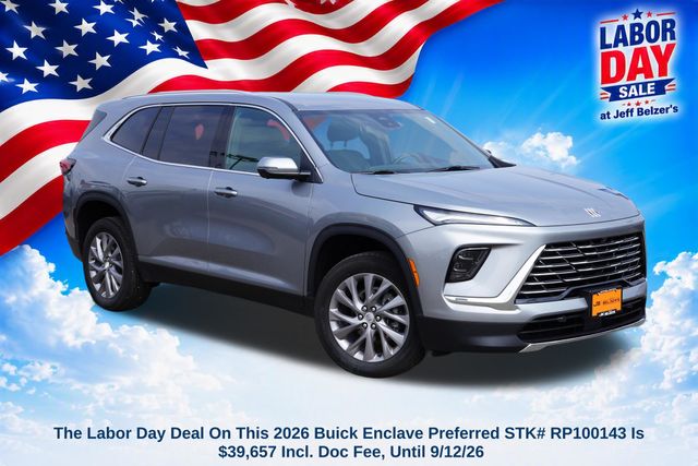 Moonstone Gray Metallic 2026 Buick Enclave SUV / Crossover Four-Wheel Drive 8-Speed Automatic