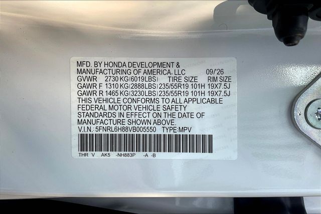 New 2027 Honda Odyssey Van