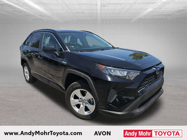 Midnight Black Metallic 2021 Toyota RAV4 Hybrid SUV / Crossover All-Wheel Drive Continuously Variable Transmission