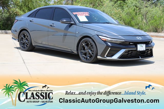 2024 Hyundai Elantra N Line Gray at Bayshore Chrysler Jeep Dodge Ram