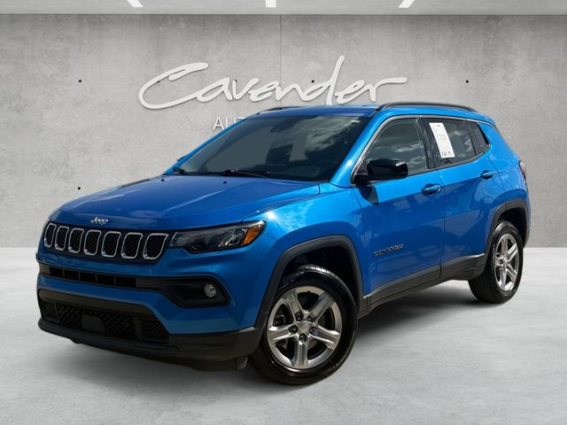 Hydro Blue Pearlcoat 2024 Jeep Compass SUV / Crossover Four-Wheel Drive 8-Speed Automatic