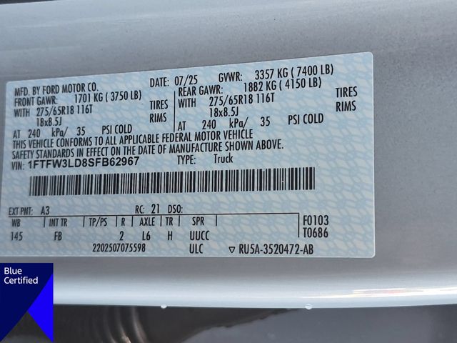 Used 2025 White Ford XLT image 38