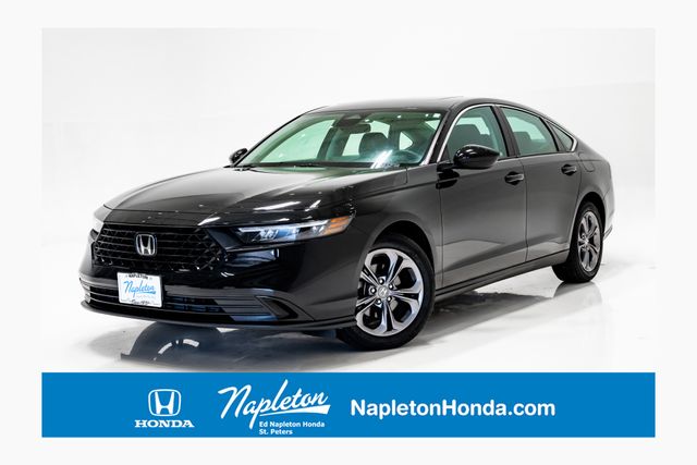 Crystal Black Pearl 2024 Honda Accord Sedan Front-Wheel Drive Continuously Variable Transmission