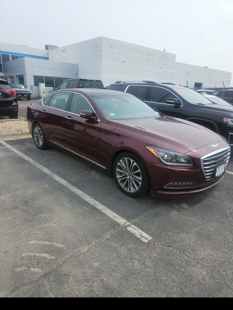 Pamplona Red 2016 Hyundai Genesis Sedan 8-Speed Automatic