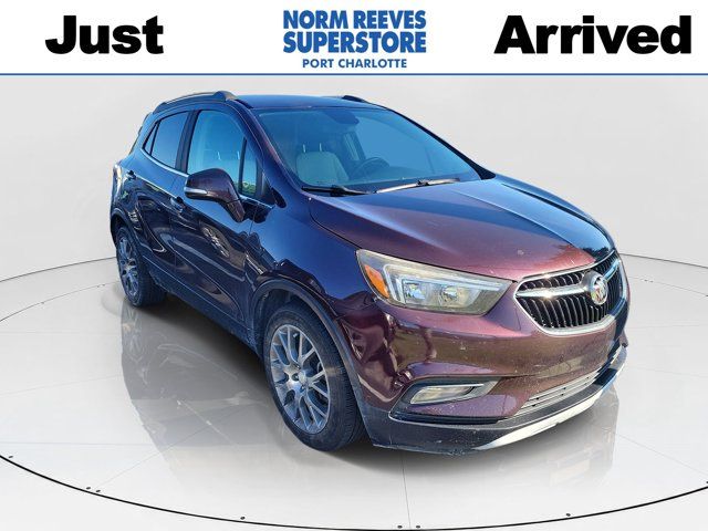 Black Cherry Metallic 2017 Buick Encore SUV / Crossover Front-Wheel Drive 6-Speed Automatic Overdrive
