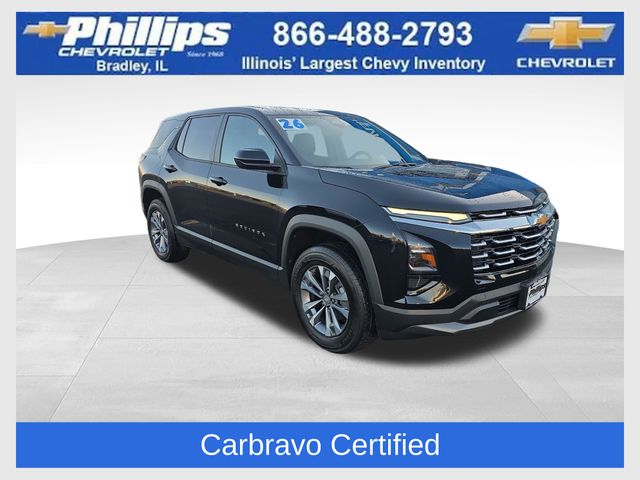Mosaic Black Metallic 2026 Chevrolet Equinox SUV / Crossover Front-Wheel Drive Continuously Variable Transmission