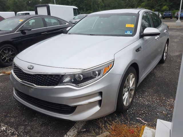 Sparkling Silver 2016 Kia Optima Sedan Front-Wheel Drive 6-Speed Automatic
