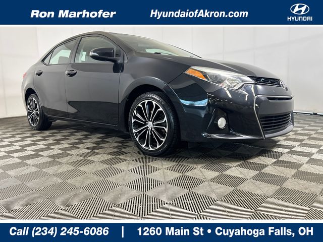 Black Sand 2015 Toyota Corolla Sedan Front-Wheel Drive Automatic