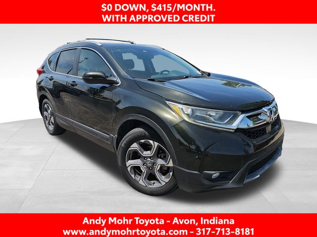 Green (Dark Olive Metallic) 2017 Honda CR-V EX-L FWD SUV / Crossover Front-Wheel Drive Continuously Variable Transmission