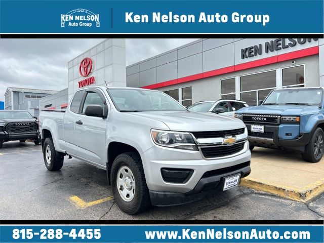Silver Ice Metallic 2018 Chevrolet Colorado Work Truck Extended Cab LB RWD Pickup Truck 4X2 8-Speed Automatic
