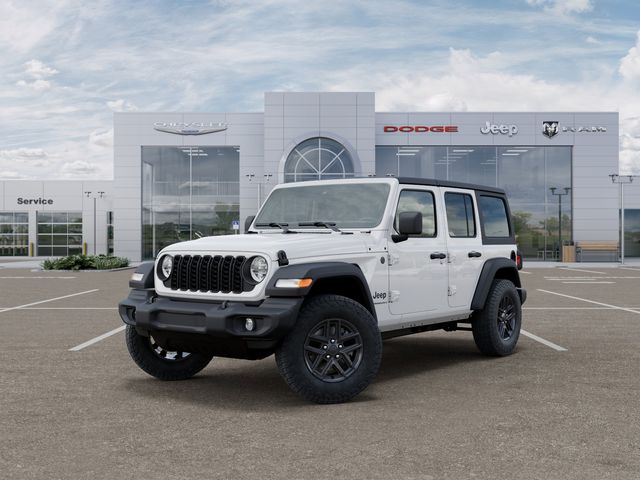 Bright White Clearcoat 2026 Jeep Wrangler Sport S 4-Door 4WD SUV / Crossover Four-Wheel Drive 8-Speed Automatic