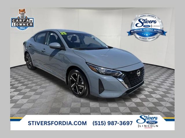 Atlantic Gray Metallic 2025 Nissan Sentra Sedan Front-Wheel Drive Continuously Variable Transmission