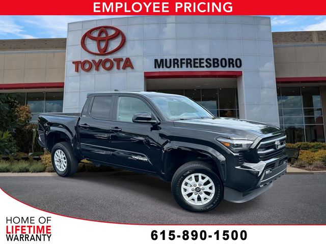 Black 2024 Toyota Tacoma Pickup Truck Four-Wheel Drive 8-Speed Automatic