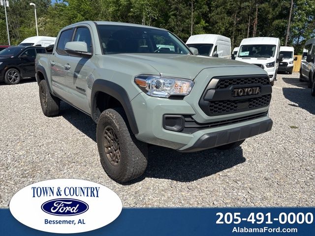 Lunar Rock 2023 Toyota Tacoma Trail Edition Double Cab 4WD Pickup Truck Four-Wheel Drive 6-Speed Automatic