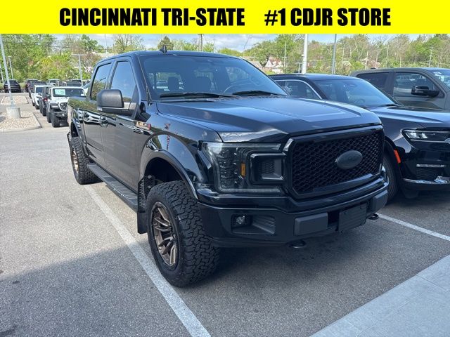 Black 2019 Ford F-150 XLT SuperCrew 4WD Pickup Truck Four-Wheel Drive Automatic