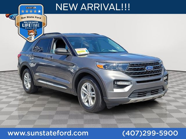 Carbonized Gray Metallic 2021 Ford Explorer SUV / Crossover Rear-Wheel Drive Automatic