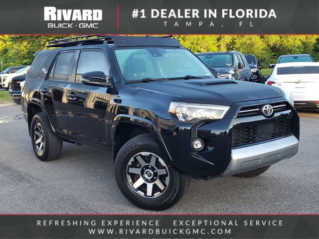 Midnight Black Metallic 2021 Toyota 4Runner TRD Off-Road Premium 4WD SUV / Crossover Four-Wheel Drive 5-Speed Automatic Overdrive