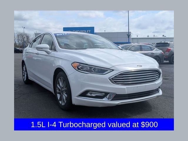 Oxford White 2017 Ford Fusion SE Sedan Front-Wheel Drive 6-Speed Automatic