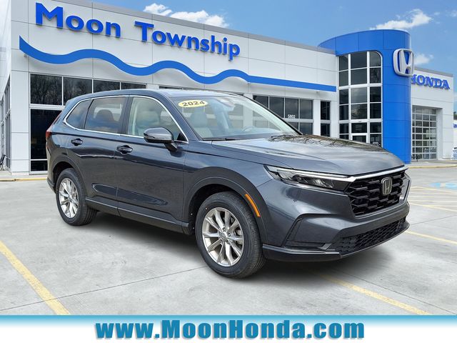 Meteorite Gray Metallic 2024 Honda CR-V EX AWD SUV / Crossover All-Wheel Drive Continuously Variable Transmission