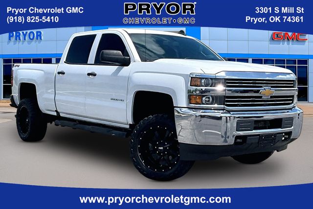 Summit White 2018 Chevrolet Silverado 2500HD Work Truck Crew Cab 4WD Pickup Truck Four-Wheel Drive 6-Speed Automatic Overdrive